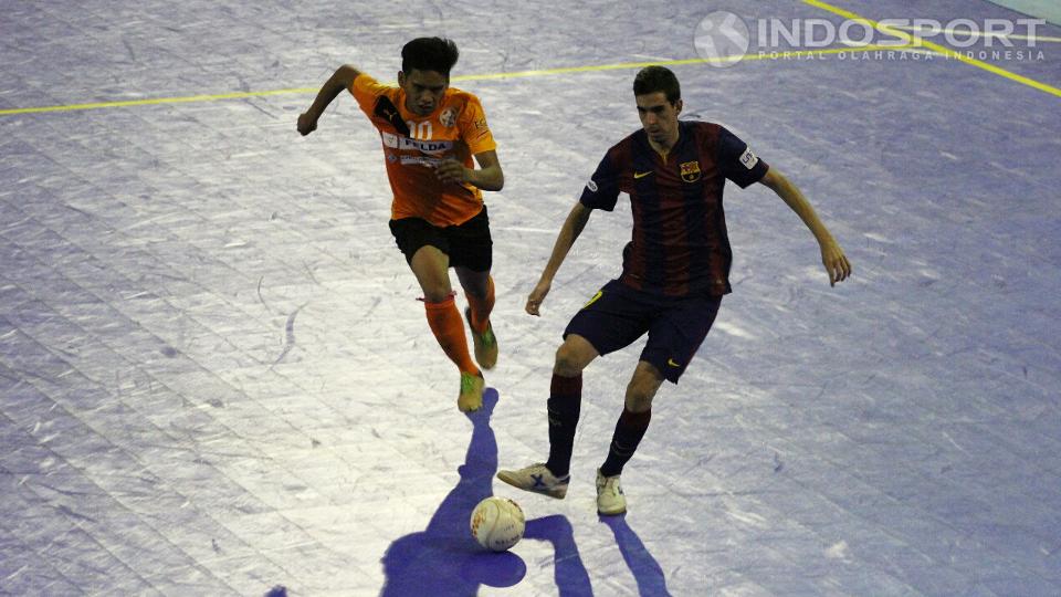 FC Barcelona membantai tim asal Malaysia, Felda United, 14-2. - INDOSPORT